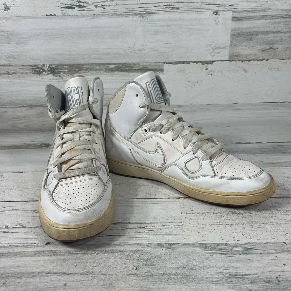 Nike Mens Son of Force Midrise Trainer Sneaker Athletic Shoes White Size‎ 11.5